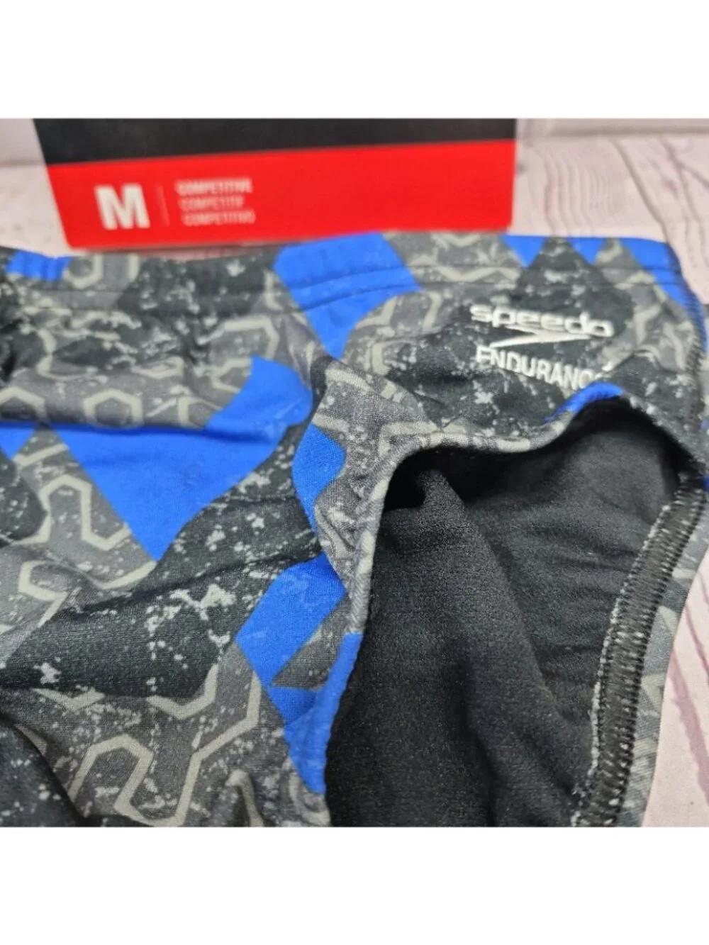 New Speedo Competitive Men's Endurance+‎ Brief Blue Size 28